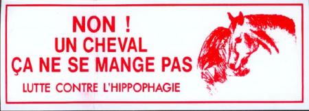 Non à l'hippophagie ! 